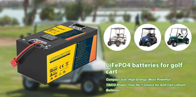 Das 48 Volt-Golfmobil-Lithium-Batterie verpackt 100Ah für ACG 0