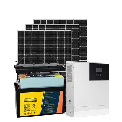6KW 5KW weg Gitter-Solarenergie-System-vom photo-voltaischen Solarenergie-System mit Batterie