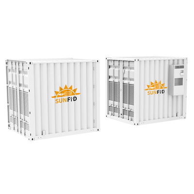 0.5MW auf Gitter weg dem Behälter Lifepo4 IP65 von des Gitter-Sonnensystem-1MWH ESS im Freien