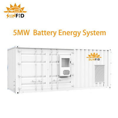 5MWH 30Ft Container Kommerzielles Solarbatteriespeichersystem BESS