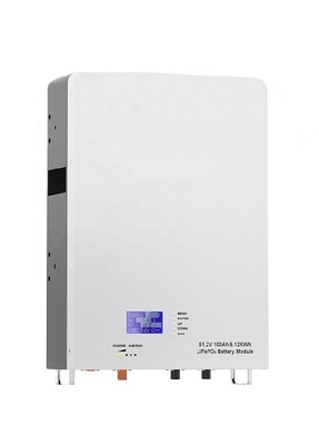 Lithium-Batterie 48V 100ah 5KWh LiFePO4 Powerwall an der Wand befestigt