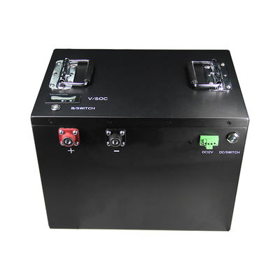 100Ah 48 Volt-Lithium-Batterie für Golfmobil 51.2v 200Ah Lifepo4 mit Bms-Ladegerät