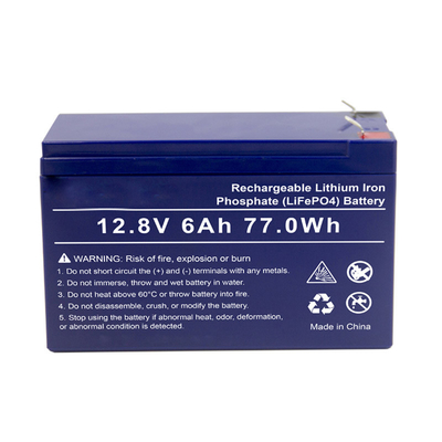 Ersatz-Anlassen- des Motorslithium-batterie LifePO4 12.8V 6Ah SLA