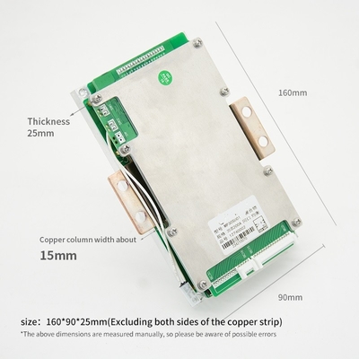 Lithium-Batterie BMS 48V 60V 72V 3S-24S 100A 120A 150A 200A 250A Lifepo4 4s 200a 24V 36V 12v