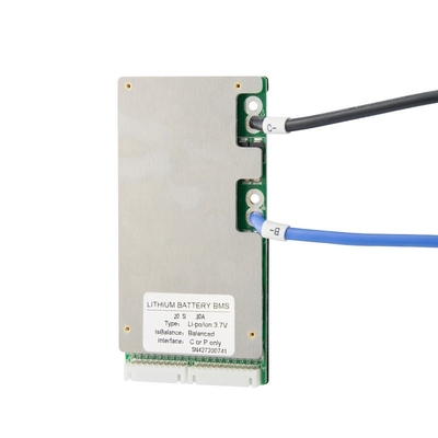 50A BMS For Lithium Ion Battery 17s 60V mit elektrischem Fahrrad Temperaturüberwachungs-PCM-PWB-Schutz-Brett Ebike