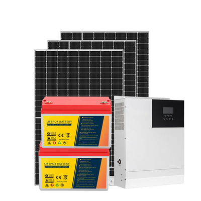 3KW weg Gitter-von der Hauptsonnensystem-Ausrüstung 50HZ 60HZ MPPT 110-250V