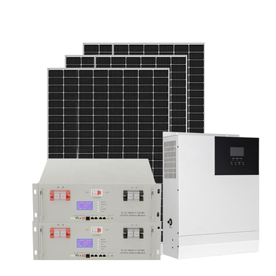 6KW 5KW weg Gitter-Solarenergie-System-vom photo-voltaischen Solarenergie-System mit Batterie