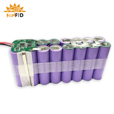 18650 wieder aufladbarer Lithium-Batterie-Satz 3.7V 15.6Ah 1S6P schützte sich