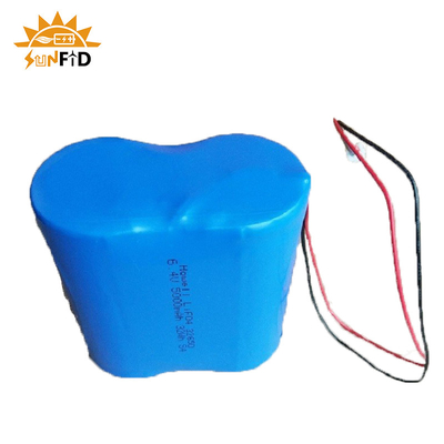 wieder aufladbarer Lithium-Batterie-Satz 4500mah 26650 6.4v Lifepo4
