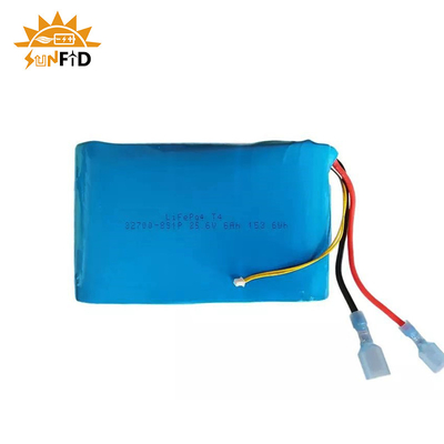 wieder aufladbare Lithium-Batterie-Satz 8S1P Solar-LED 25.6v 6Ah Satz der Batterie-beleuchtend LifePO4