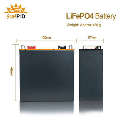 Batterie-Speicher 10kwh 400ah für Sonnenkollektor-Speicher-System der Hauptsonnensystem-Lifepo4 300ah