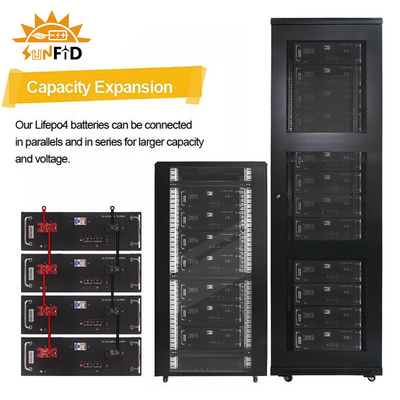 Handelsspeicher-Systeme 96V 192V 384V 100Ah der solarbatterie-LifePo4