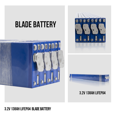 Zellen des Blatt-Lifepo4 3,2 V 138AH für Solarenergie-Speicher-System