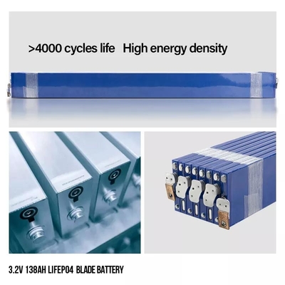 Zellen des Blatt-Lifepo4 3,2 V 138AH für Solarenergie-Speicher-System