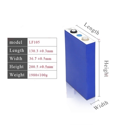 Batterie-Zellwieder aufladbare Li-Ionbatterien 105Ah Lifepo4