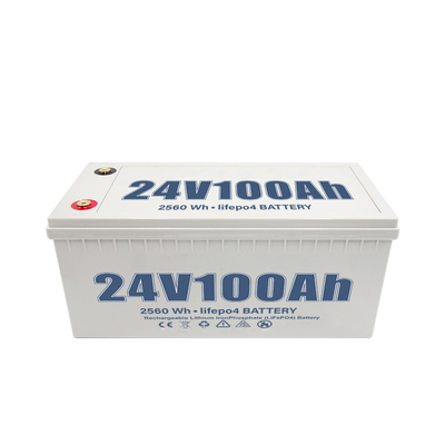 tiefe Zyklus-Lithium-Batterie 100Ah 24V für Sonnensystem-Yacht RV-Auto