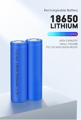 Batterie-Zelle 25R wieder aufladbares 3.7V zylinderförmige 18650 2500mAh Lifepo4