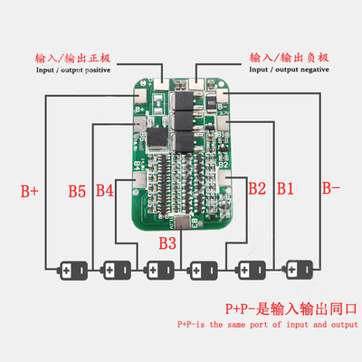 Intelligente Lifepo4 Lithium-Batterie BMS 120ah 6s Lifepo4 200ah 5a 10a für LFP