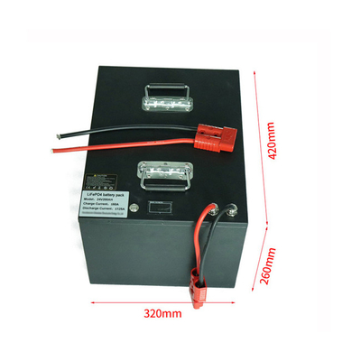 Lithium 48V Campervan-Batterie 100AH RV AGV-Auto-Boden-Wäscher-Golf-Auto-tiefe Zyklus-Batterie
