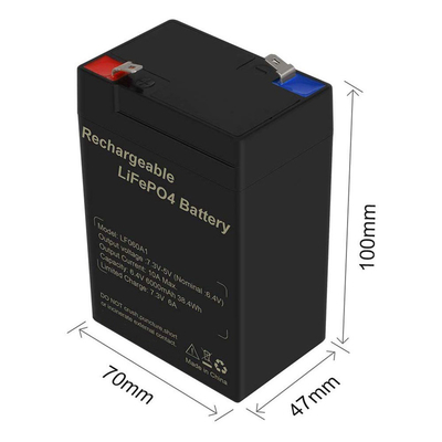 Lithium-Batterie 6Ah Lifepo4 Talentcell des Motorrad-6V wieder aufladbar