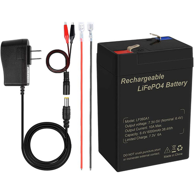 Lithium-Batterie 6Ah Lifepo4 Talentcell des Motorrad-6V wieder aufladbar