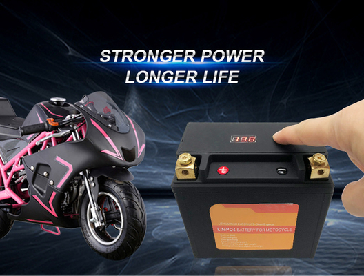 Lithium-Batterie 4AH 12V auf Motorrad mit BMS Starter Stopp Batteries