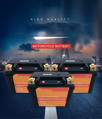 Lithium-Batterie 4AH 12V auf Motorrad mit BMS Starter Stopp Batteries