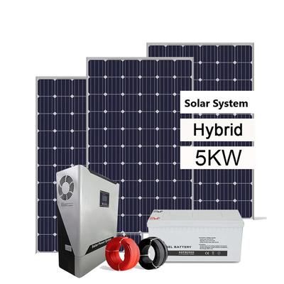 Kreuzung weg vom Gitter-Solarenergie-System 3KW 5KW 8KW 10KW mit Batterien